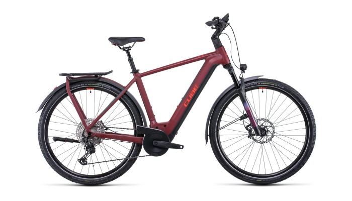 Cube Kathmandu Hybrid SL 750 darkred´n´red