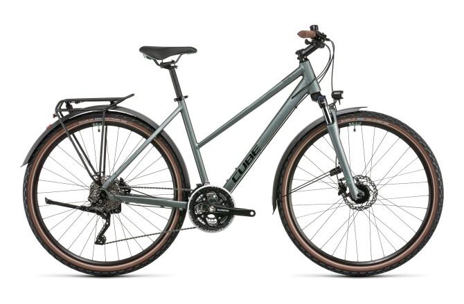 Cube Nature Pro Allroad silvergreen´n´black