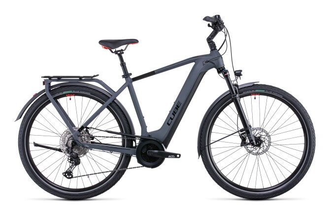 Cube Touring Hybrid EXC 625 grey´n´red