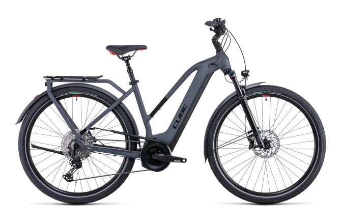 Cube Touring Hybrid EXC 625 grey´n´red