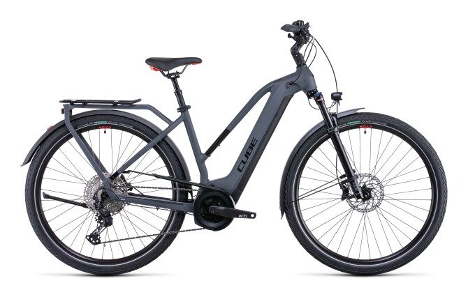 Cube Touring Hybrid EXC 625 grey´n´red