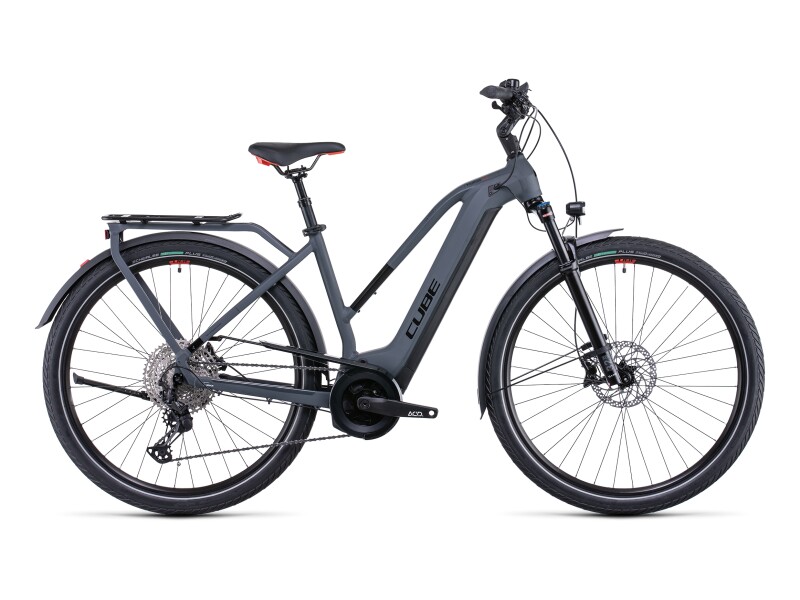 Cube Touring Hybrid EXC 625 grey´n´red