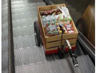 hinterher: Lastenanhänger