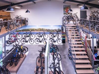 Der Shop im neuen Gebäude