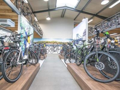 Der Shop im neuen Gebäude