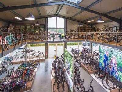 Der Shop im neuen Gebäude