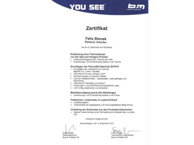 Zertifikate und Auszeichnungen