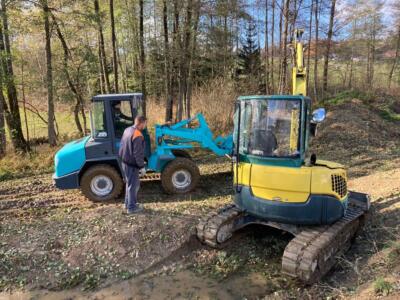 Unser Bikepark entsteht