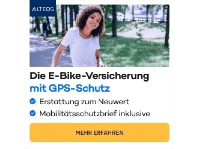 E-Bike Versicherung mit GPS-Schutz