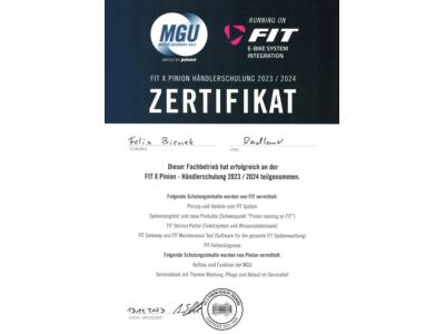 Zertifikate und Auszeichnungen