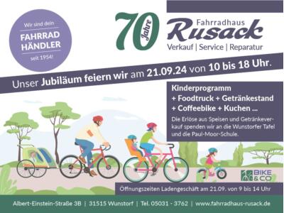 70 Jahre Fahrradhaus Rusack