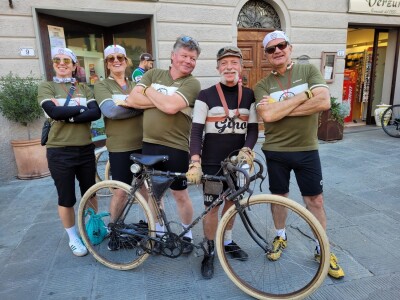 Rad-Team BICI aus Goldbach fährt L´Eroica