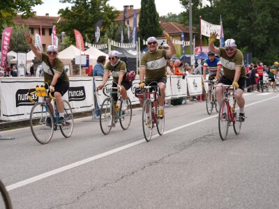 Rad-Team BICI aus Goldbach fährt L´Eroica