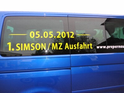 1. Simson/MZ Ausfahrt 5.5.2012