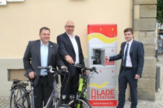 Kostenlose E-Bike Ladestation