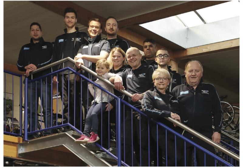 Das Team von "Radsport Weiß meets Radsport Nagel"