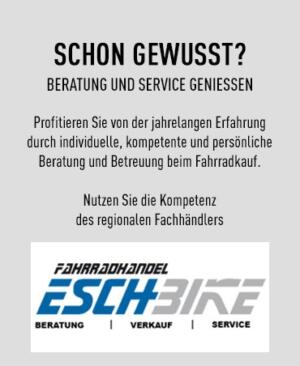 Herzlich Willkommen beim Fahrradhandel Eschbike