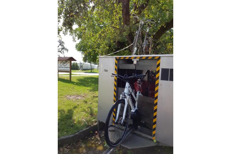 Unsere Fahrrad-Waschanlage