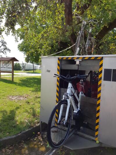 Unsere Fahrrad-Waschanlage