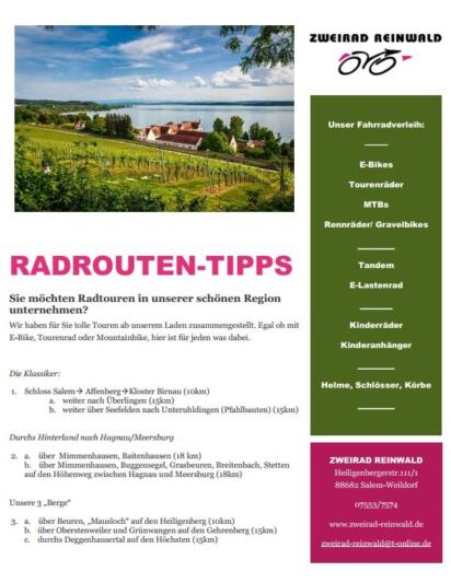 Tourenvorschläge ab Weildorf