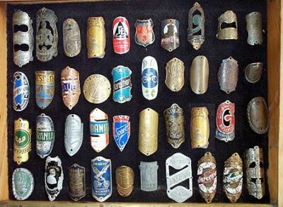 Diverse Steuerkopfschilder