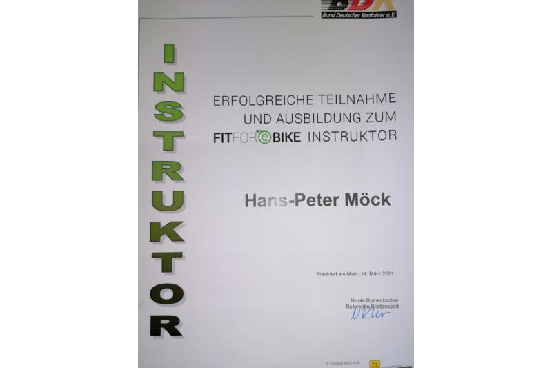 E-Bike Sicherheitstrainer