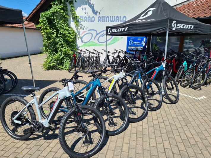 Große Auswahl an E-MTB´s
