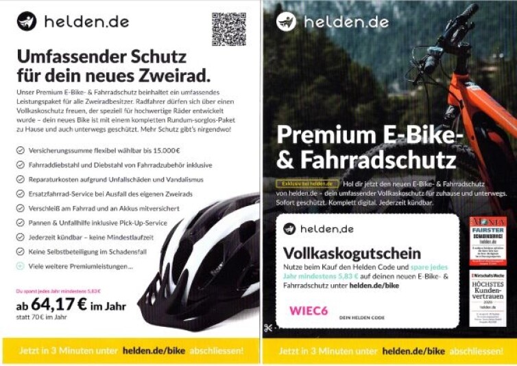 Premium E-Bike- & Fahrradschutz
