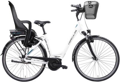E-BIKE 28" mit Kindersitz