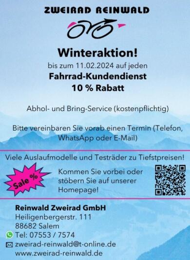 10% Winter-Kundendienst-Aktion