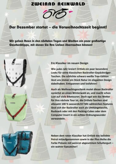 Geschenktipps zur Vorweihnachtszeit