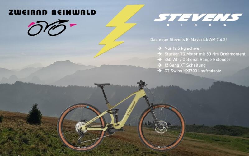 Das neue Stevens E-Maverick AM 7.4.3!