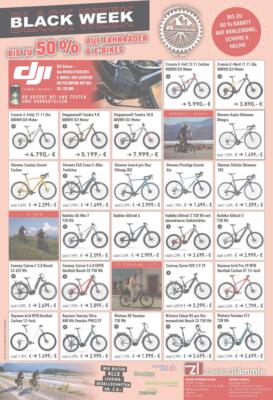BLACK WEEK -SUPER RABATTE IN ALLEN ABTEILUNGEN