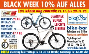 Black Week 10% auf alles