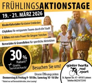 Frühlingsaktionstage 19. - 21.März 2026