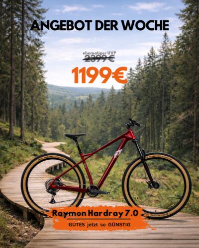 Dein neues Hardtail Raymon Hardray 7.0