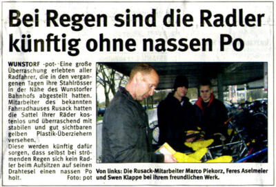 Bei Regen sind die ...