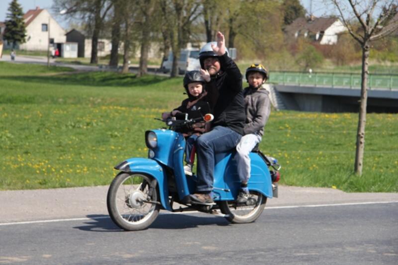 2. Simson/MZ Ausfahrt am 4.5.2013