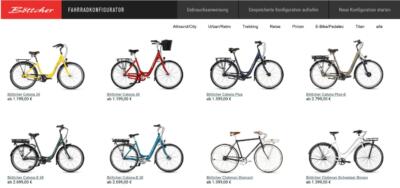 Böttcher Fahrradkonfigurator