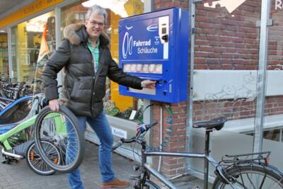 Fahrradschläuche rund um die Uhr