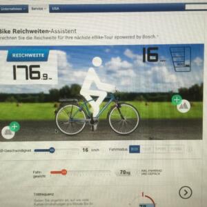 eBike Reichweiten-Assistent