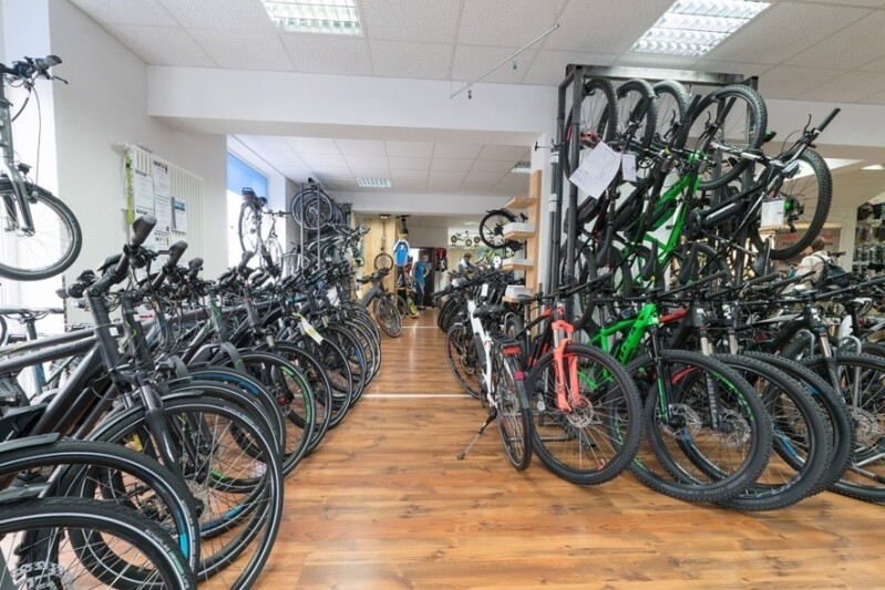 Riesige E-bike / Pedelec Abteilung