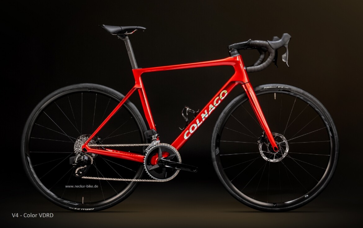 Colnago V4 Ultegra 8170 Di2 Carbon Laufradsatz CC.01 Lenker