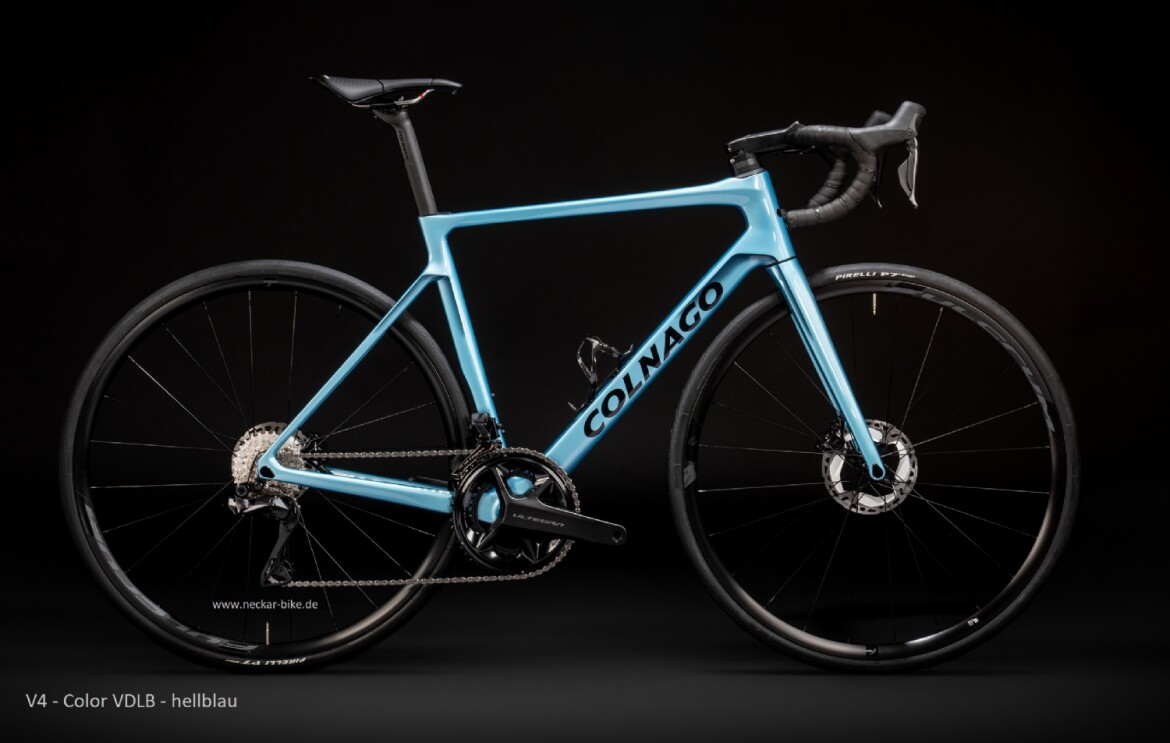 Colnago V4 Ultegra 8170 Di2 Carbon Laufradsatz CC.01 Lenker