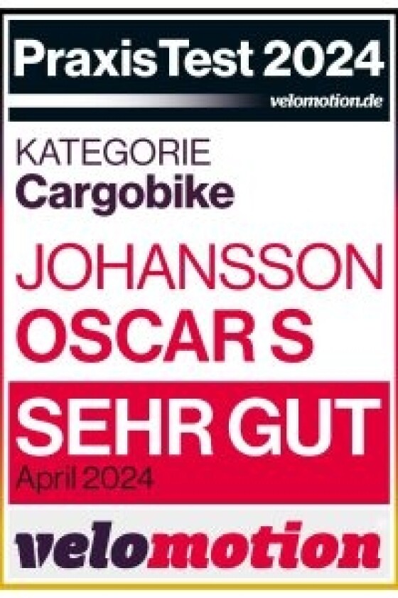 Johansson Bikes Oscar S     mit Variobox ( Kind oder Lasten)