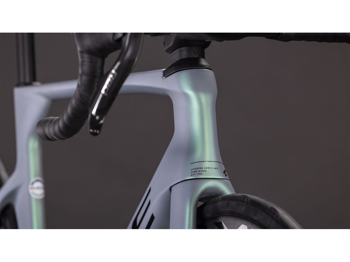 Cube Litening AERO C:68X SLX seagrey´n´black