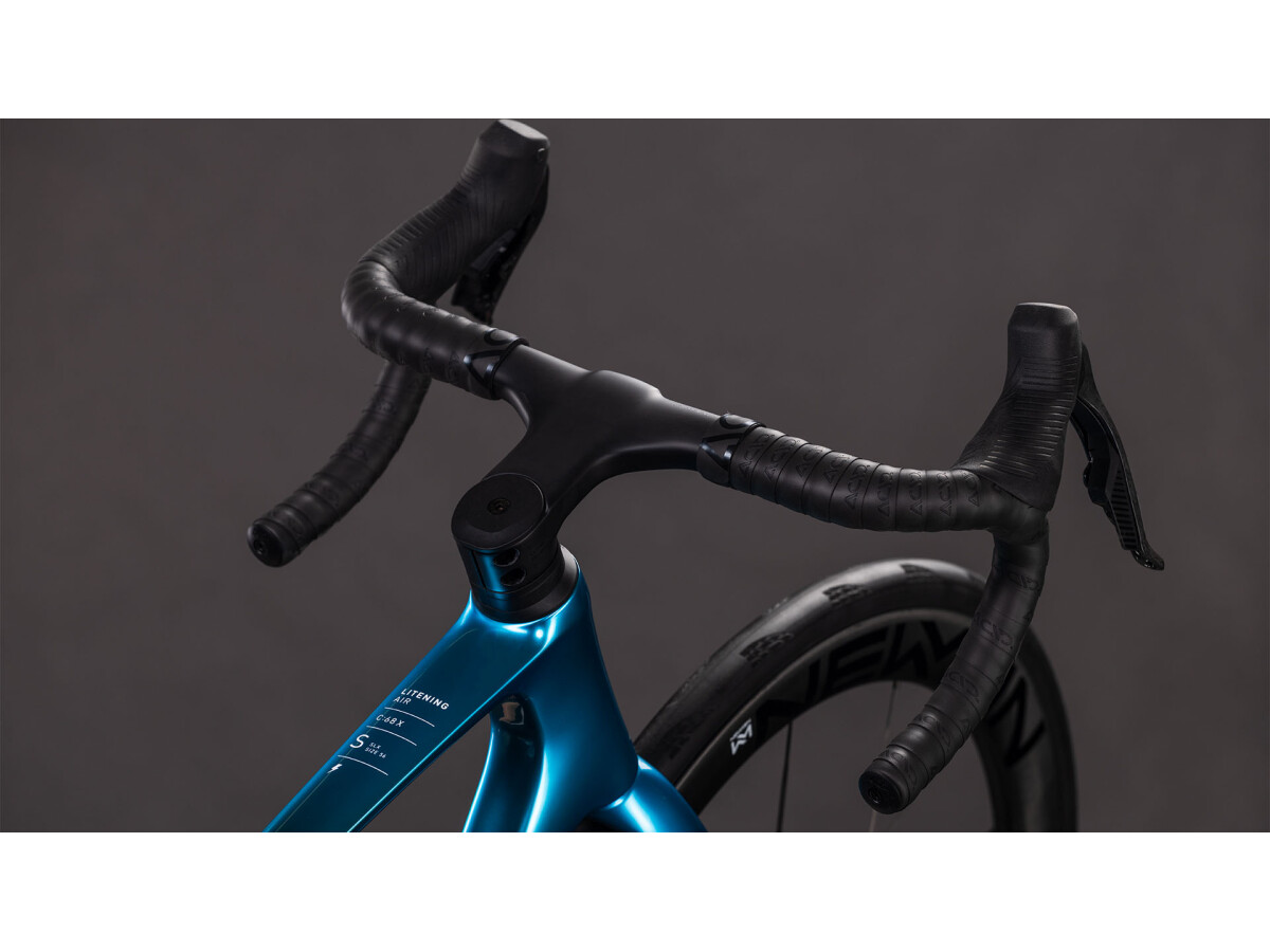 Cube Litening AIR C:68X SLX chromeblue´n´liquidblue