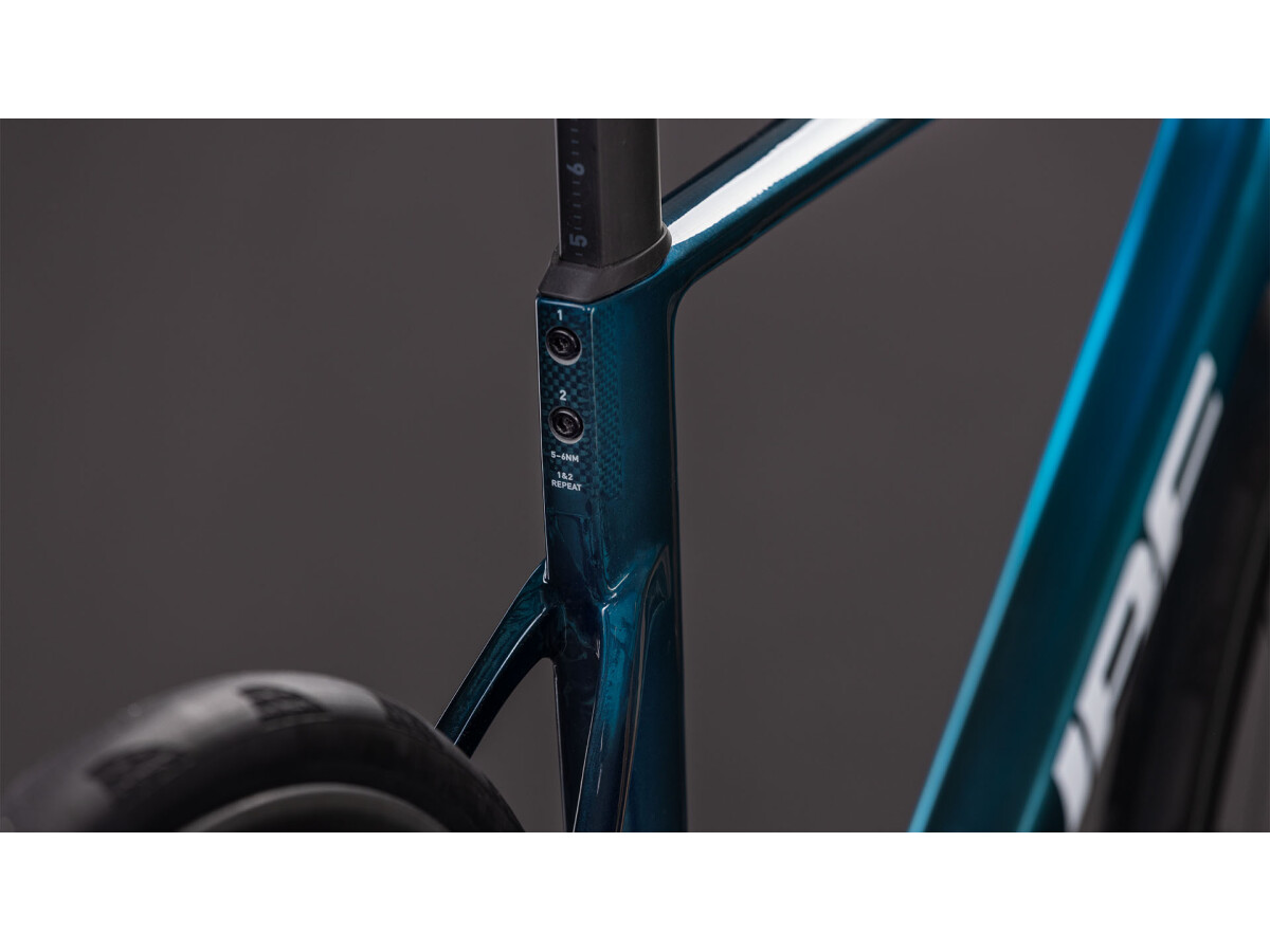 Cube Litening AIR C:68X SLX chromeblue´n´liquidblue