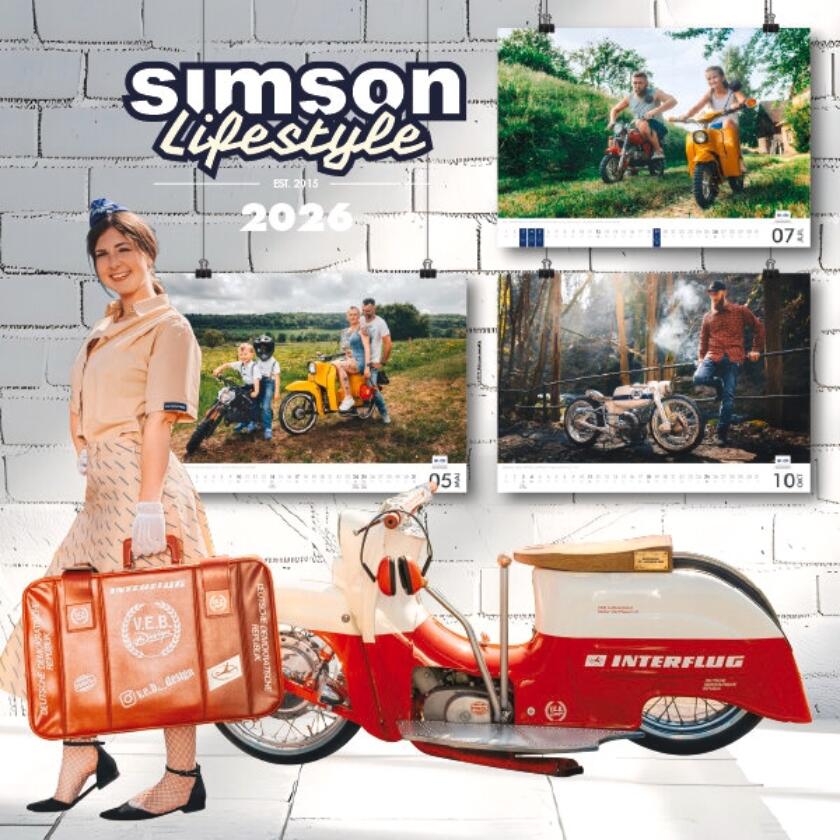 Simson SIMSON Lifestyle-Kalender 2026