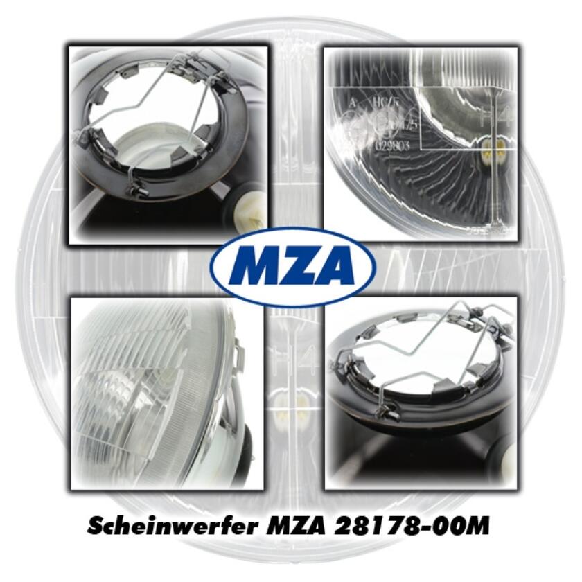 Simson Scheinwerfereinsatz ES175/2,ES250/2 178mm 12V-H4